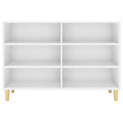 Skänk vit 103,5x35x70 cm konstruerat trä