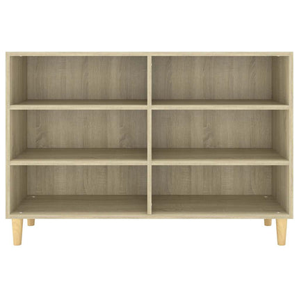 Skänk sonoma-ek 103,5x35x70 cm konstruerat trä