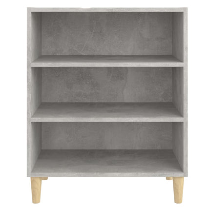 Skänk betonggrå 57x35x70 cm konstruerat trä