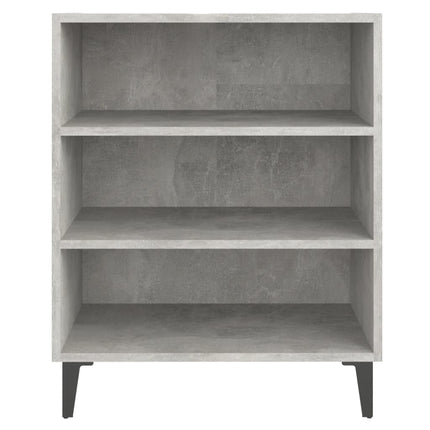 Skänk betonggrå 57x35x70 cm konstruerat trä