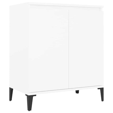 Skåp vit 60x35x70 cm konstruerat trä