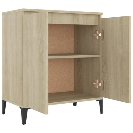 Skåp sonoma-ek 60x35x70 cm konstruerat trä