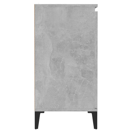 Skänk betonggrå 60x35x70 cm konstruerat trä