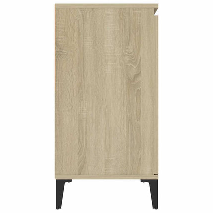 Skänk sonoma-ek 102x35x70 cm konstruerat trä