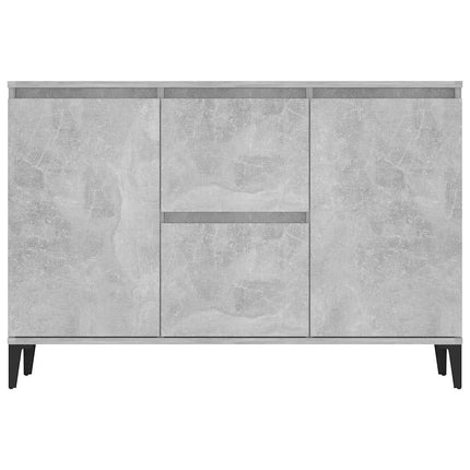 Skänk betonggrå 102x35x70 cm konstruerat trä