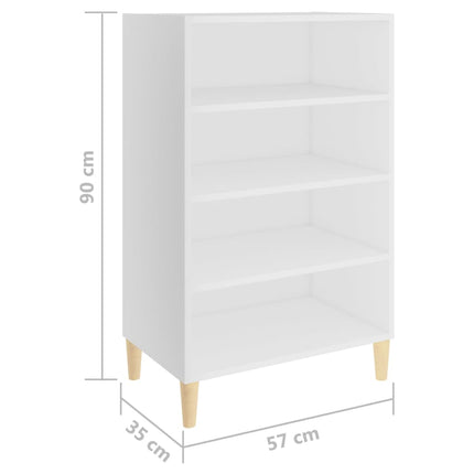 Skänk vit 57x35x90 cm spånskiva
