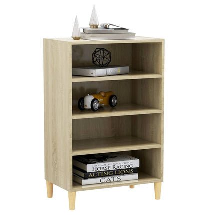 Skänk sonoma-ek 57x35x90 cm spånskiva