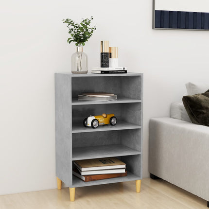 Skänk betonggrå 57x35x90 cm konstruerat trä