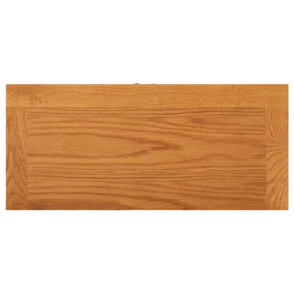 Förvaringsskåp 50x22x110 cm massiv ek