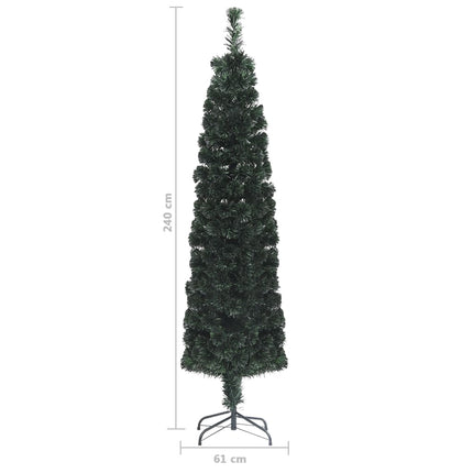 Smal plastgran med fot 240 cm fiberoptik