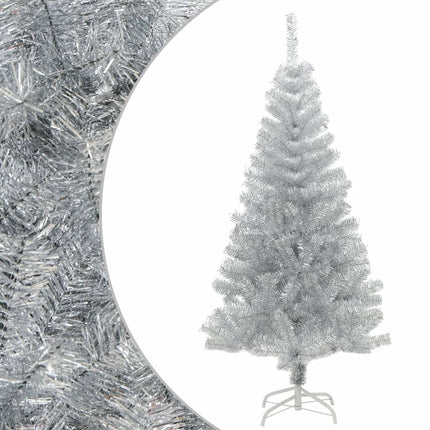 Plastgran med fot silver 120 cm PET