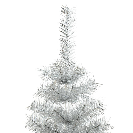 Plastgran med fot silver 240 cm PET
