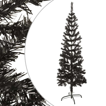 Julgran smal svart 150 cm