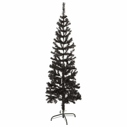 Julgran smal svart 150 cm