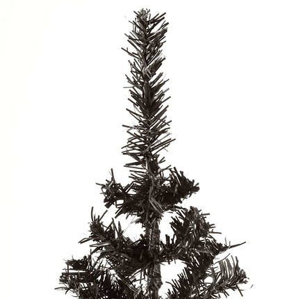 Julgran smal svart 150 cm