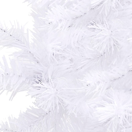 Plastgran för hörn vit 240 cm PVC
