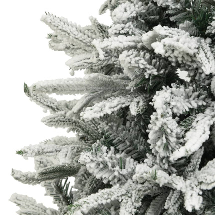 Plastgran med snö grön 240 cm PVC&PE