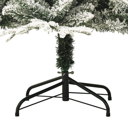 Plastgran med snö grön 240 cm PVC&PE