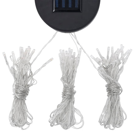 Paviljong med gardin & ljusslinga LED 3x3 m antracit aluminium