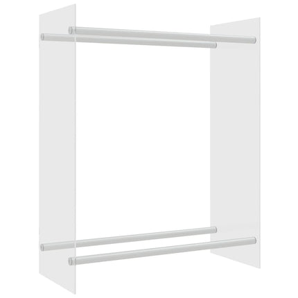 Vedställ genomskinlig 80x35x100 cm härdat glas
