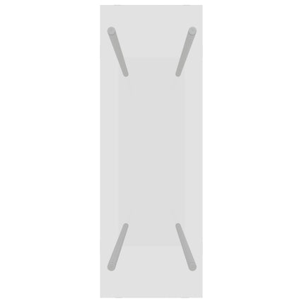 Vedställ genomskinlig 80x35x100 cm härdat glas