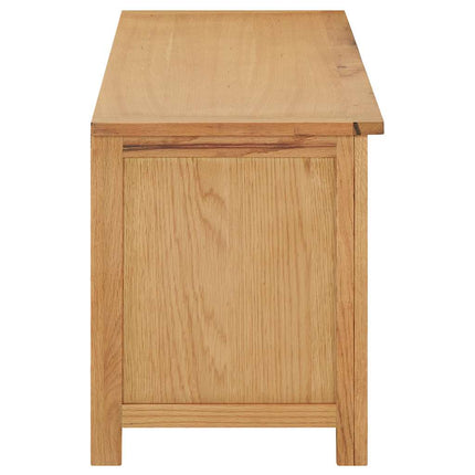 Skohylla 114x37x45 cm massiv ek