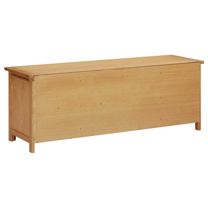 Skohylla 114x37x45 cm massiv ek