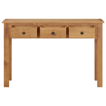 Sminkbord 110x40x75 cm massiv ek