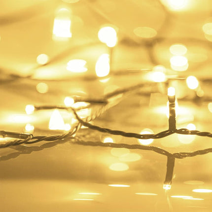 Ljusslinga med 300 LED varmvit 30 m PVC