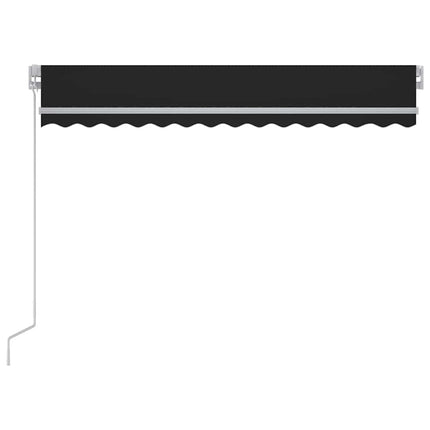 Markis manuellt infällbar med LED 300x250 cm antracit