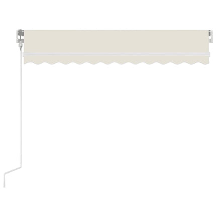 Markis manuellt infällbar 350x250 cm gräddvit