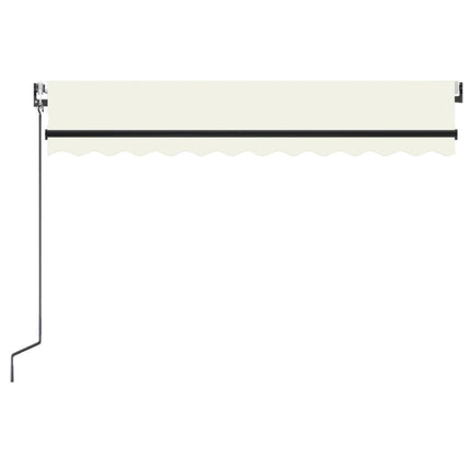 Automatisk markis 350x250 cm gräddvit