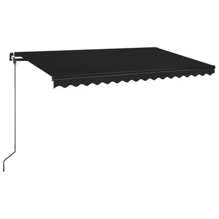 Markis manuellt infällbar 400x350 cm antracit