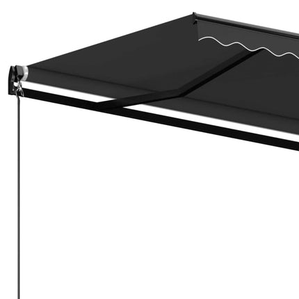 Markis manuellt infällbar 600x350 cm antracit