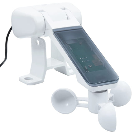 Automatiserad markis vindsensor rullgardin LED 3x2,5m antracit