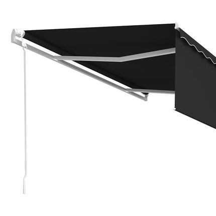 Automatiserad markis med rullgardin 5x3m antracit
