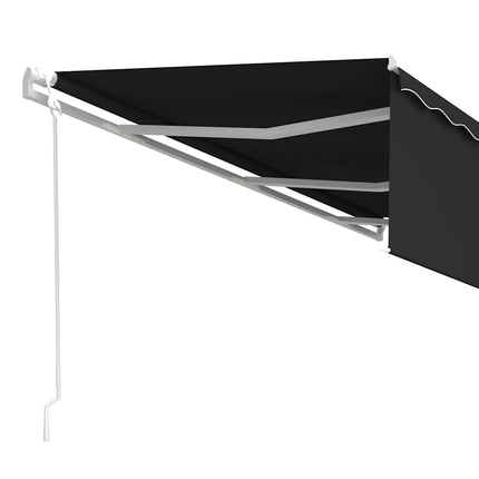 Automatiserad markis med rullgardin 6x3m antracit