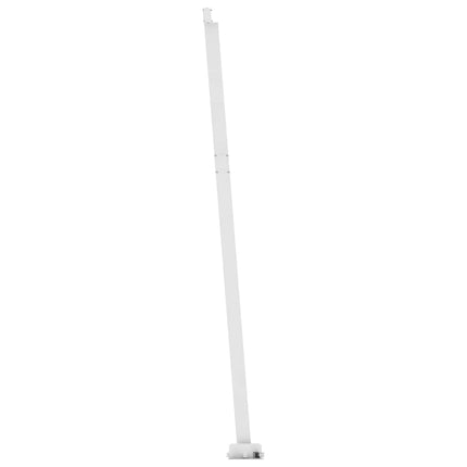 Manuell markis med solcellsdriven LED-belysning 6 x 3 m