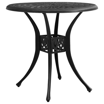 Caféset 5 delar gjuten aluminium svart