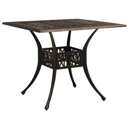 Caféset 5 delar gjuten aluminium brons