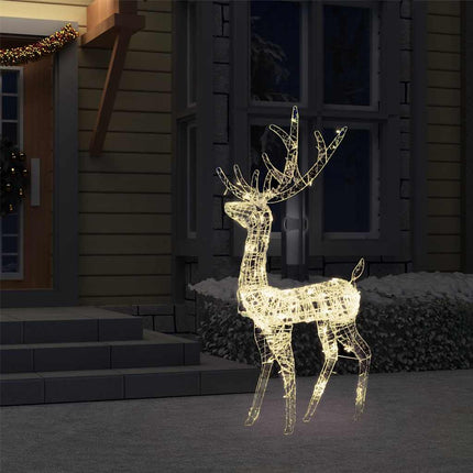 Juldekoration ren akryl 140 LED 120 cm varmvit