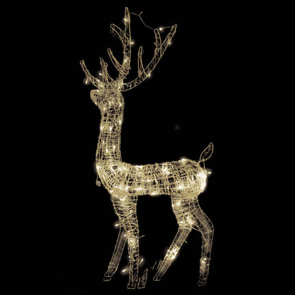 Juldekoration ren akryl 140 LED 120 cm varmvit