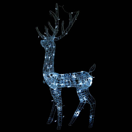 Juldekoration ren akryl 140 LED 120 cm kallvit