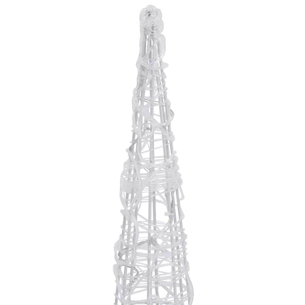 Ljuskon LED pyramid akryl blå 120 cm