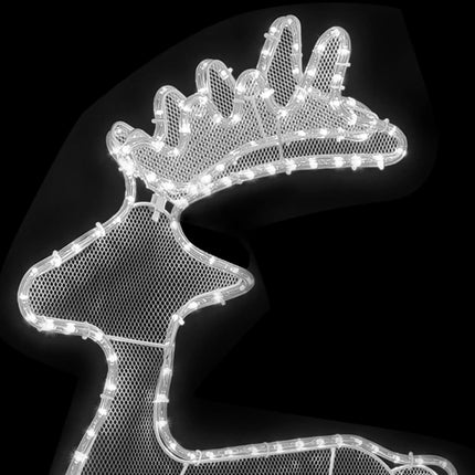 Juldekoration ren mesh 306 LED 60x24x89cm