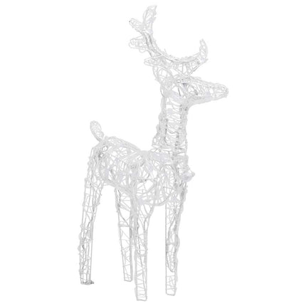Juldekoration renar & släde 160 LED 130 cm akryl
