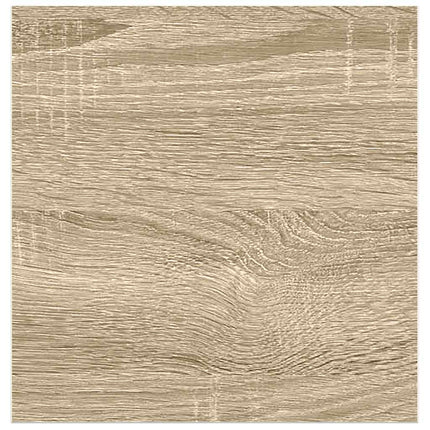 Svävande vägghylla ek och vit 23x23,5x3,8 cm MDF