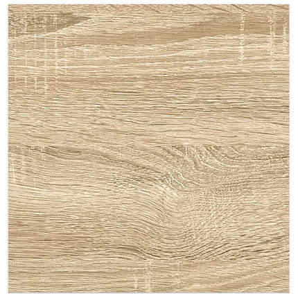 Svävande vägghyllor 2 st ek och vit 23x23,5x3,8 cm MDF