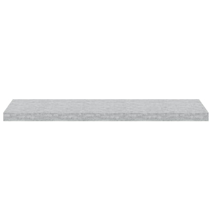 Svävande vägghylla betonggrå 90x23,5x3,8 cm MDF