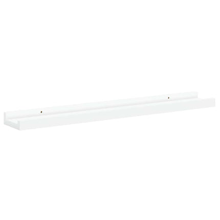 Vägghyllor 4 st vit 60x9x3 cm